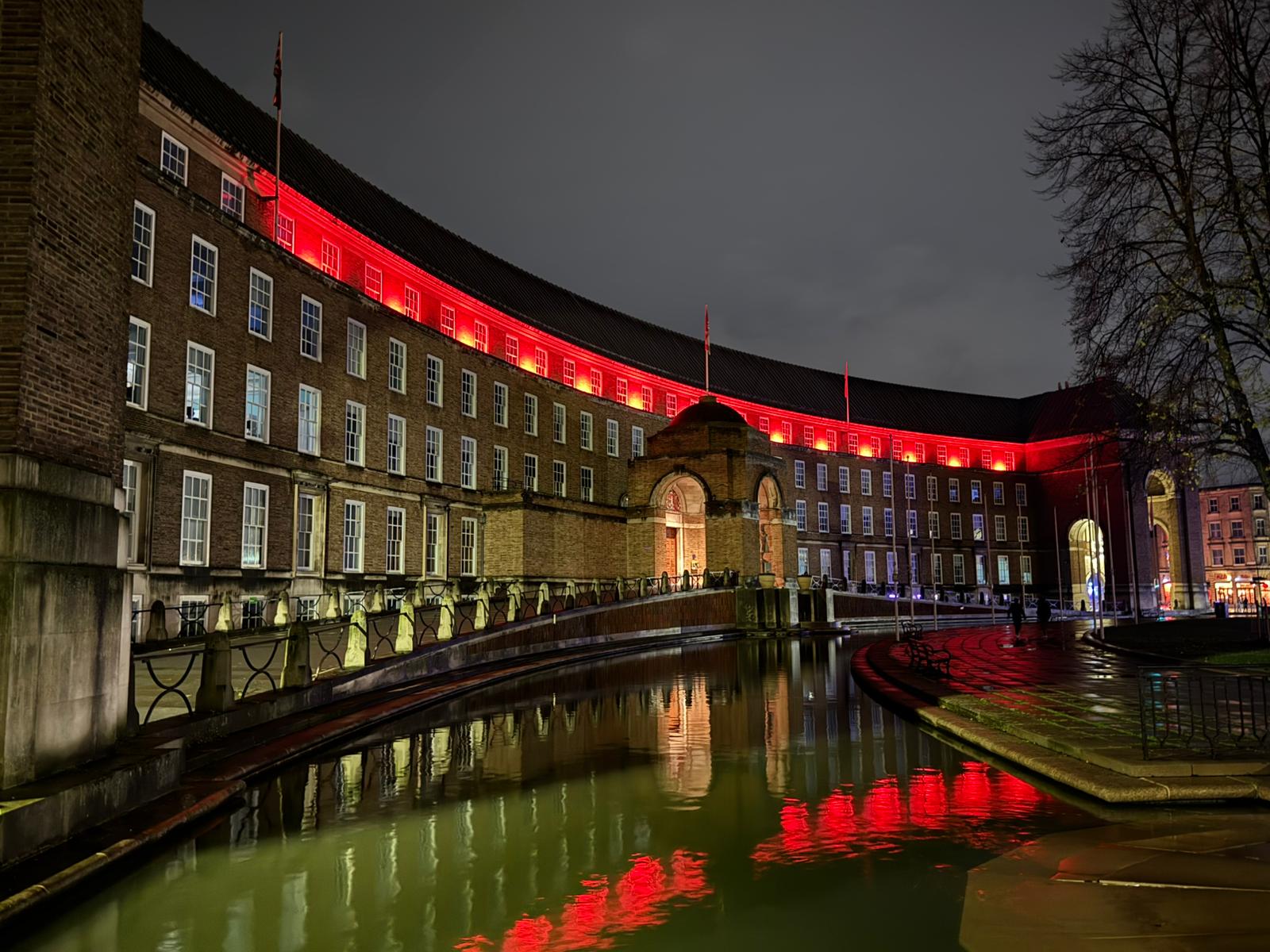City Hall, Bristol, World AIDS Day 2025